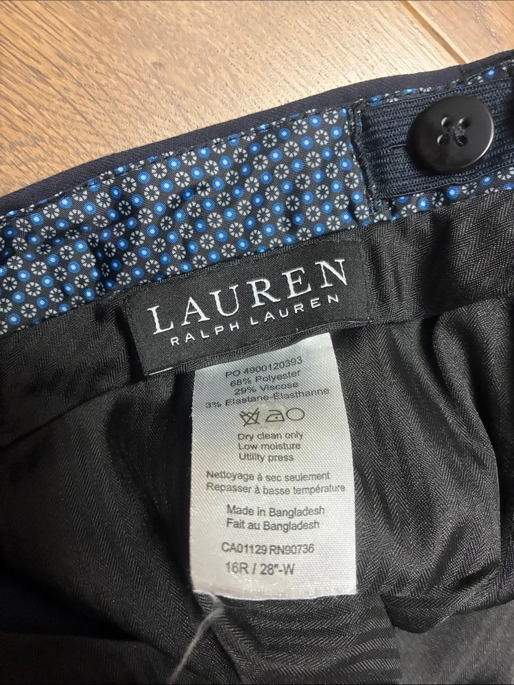Kids Ralph Lauren Navy Dress Pants